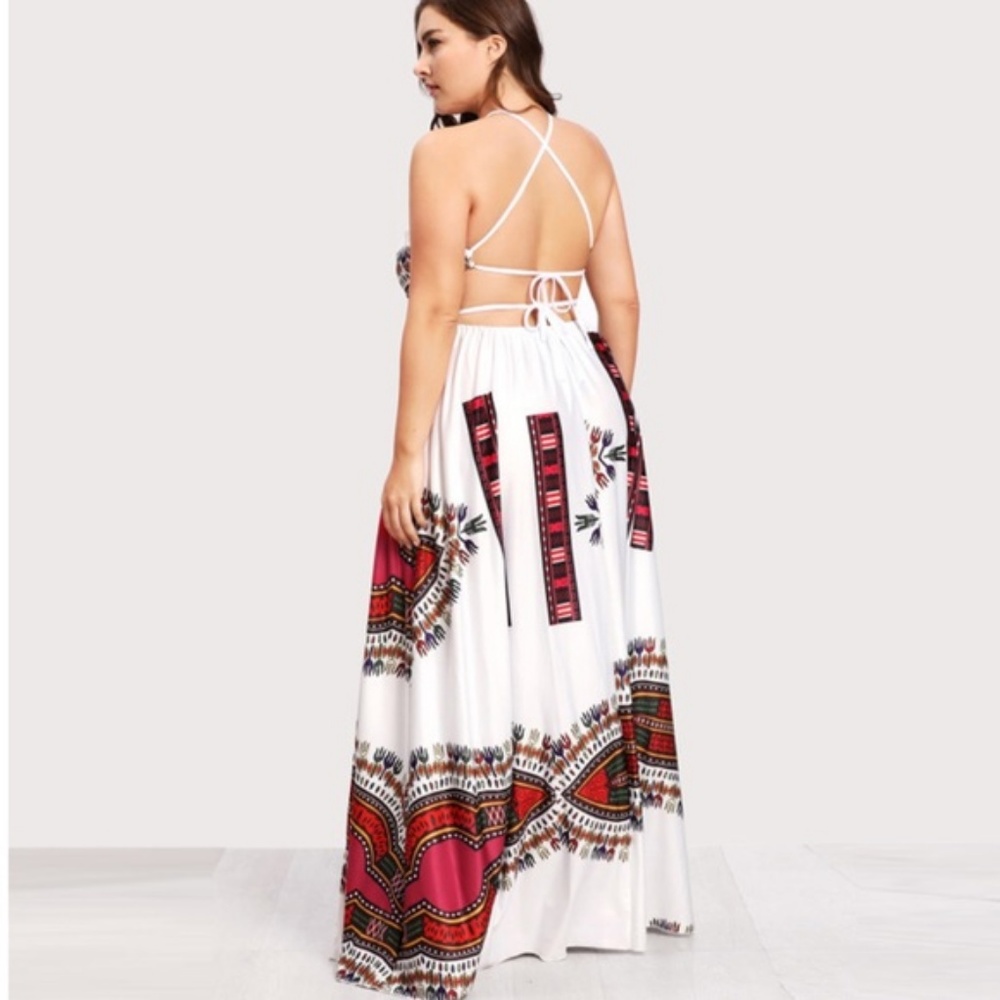 🎁Halter top maxi gown multi colors - Picture 3 of 3